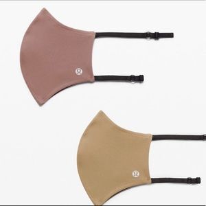 2 Pack Lululemon Double Strap Face Masks